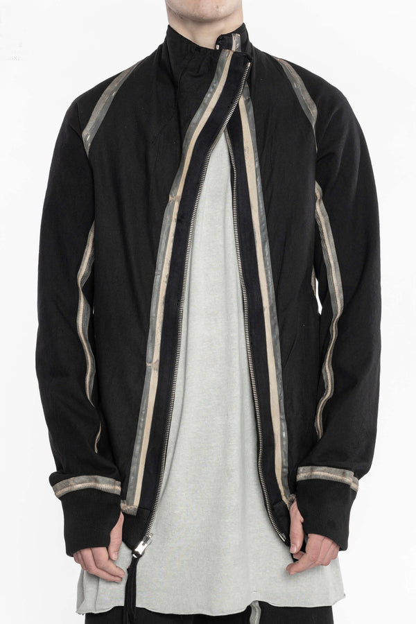 Boris Bidjan Saberi Double-sided multi-wear jacket Handmade ZIPPER1.1-HEI Black HYBRID ZIPPER1.1 ST FKU10001+FTO00002